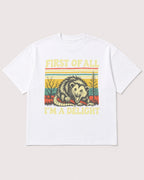 Mockup Boxy Heavyweight Tee White product