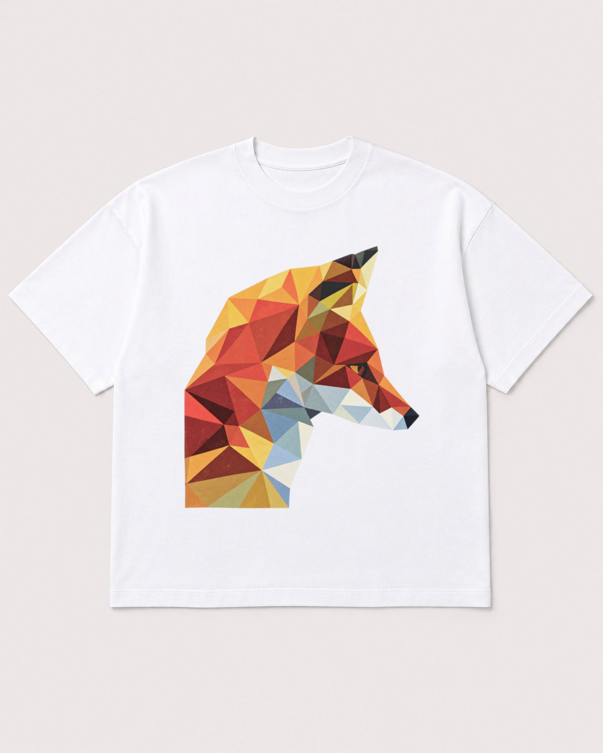 Mockup Boxy Heavyweight Tee White product