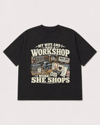 Mockup Boxy Heavyweight Tee Black product