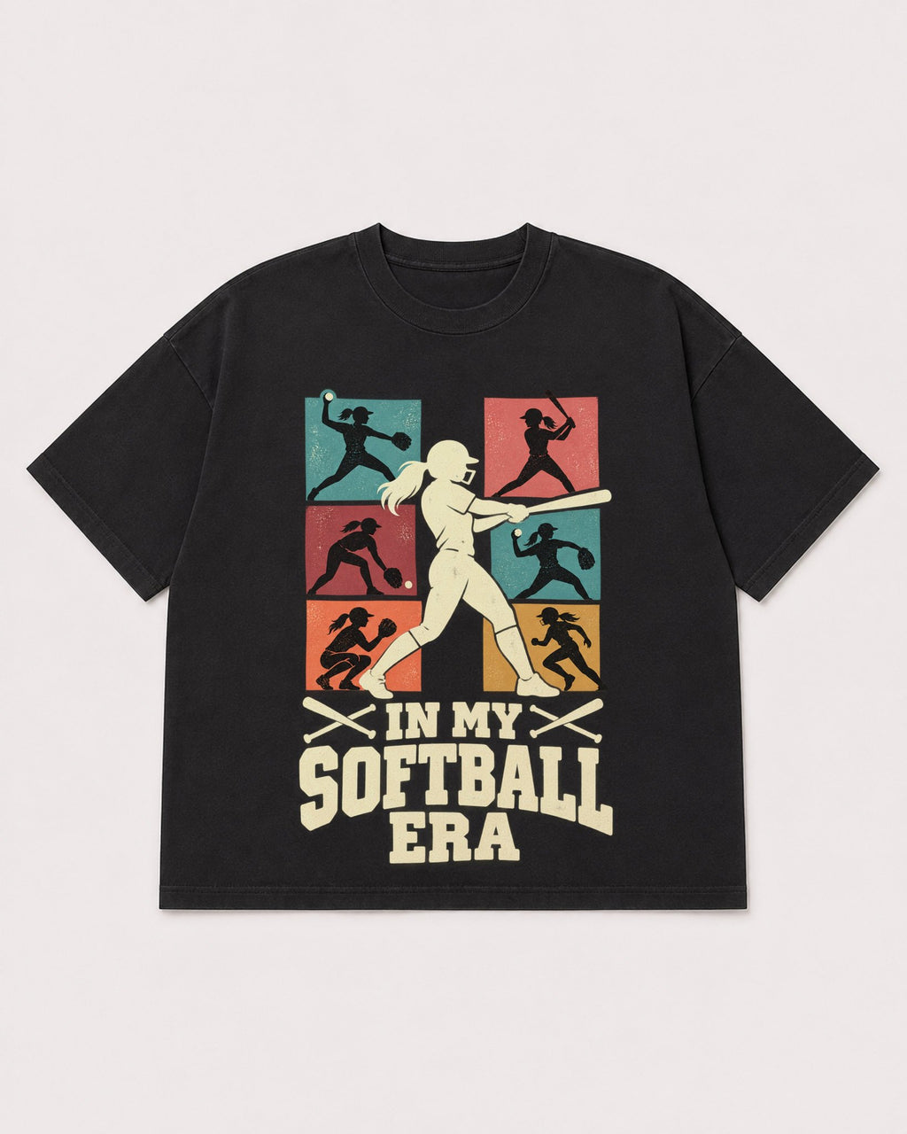 Mockup Boxy Heavyweight Tee Black product