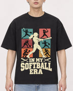 Mockup Boxy Heavyweight Tee Black male close-up 01