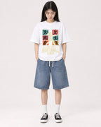 Mockup Boxy Heavyweight Tee White female full-body 01