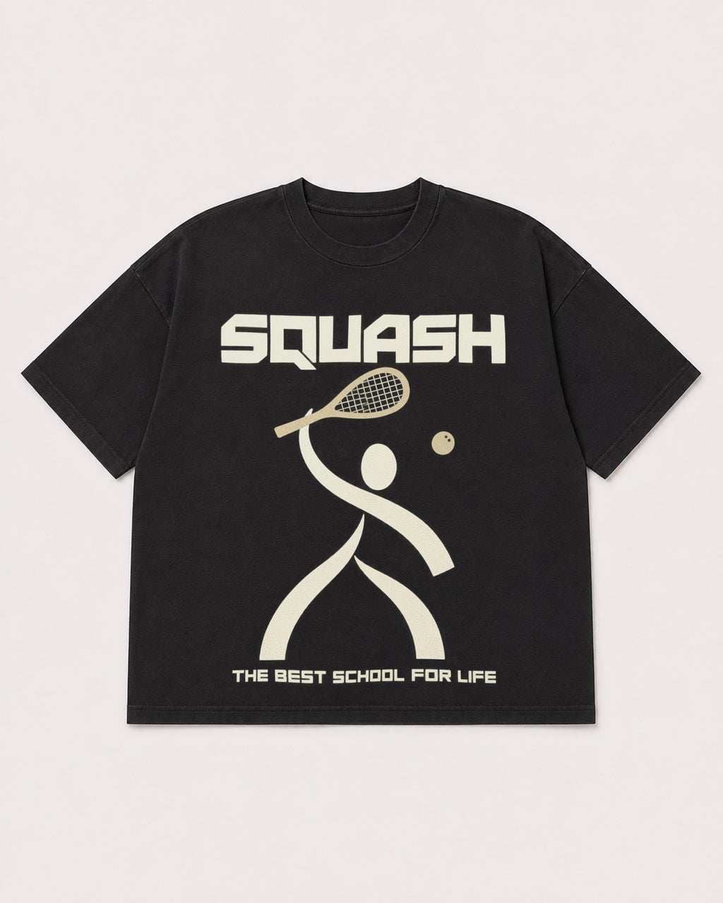 Mockup Boxy Heavyweight Tee Black product