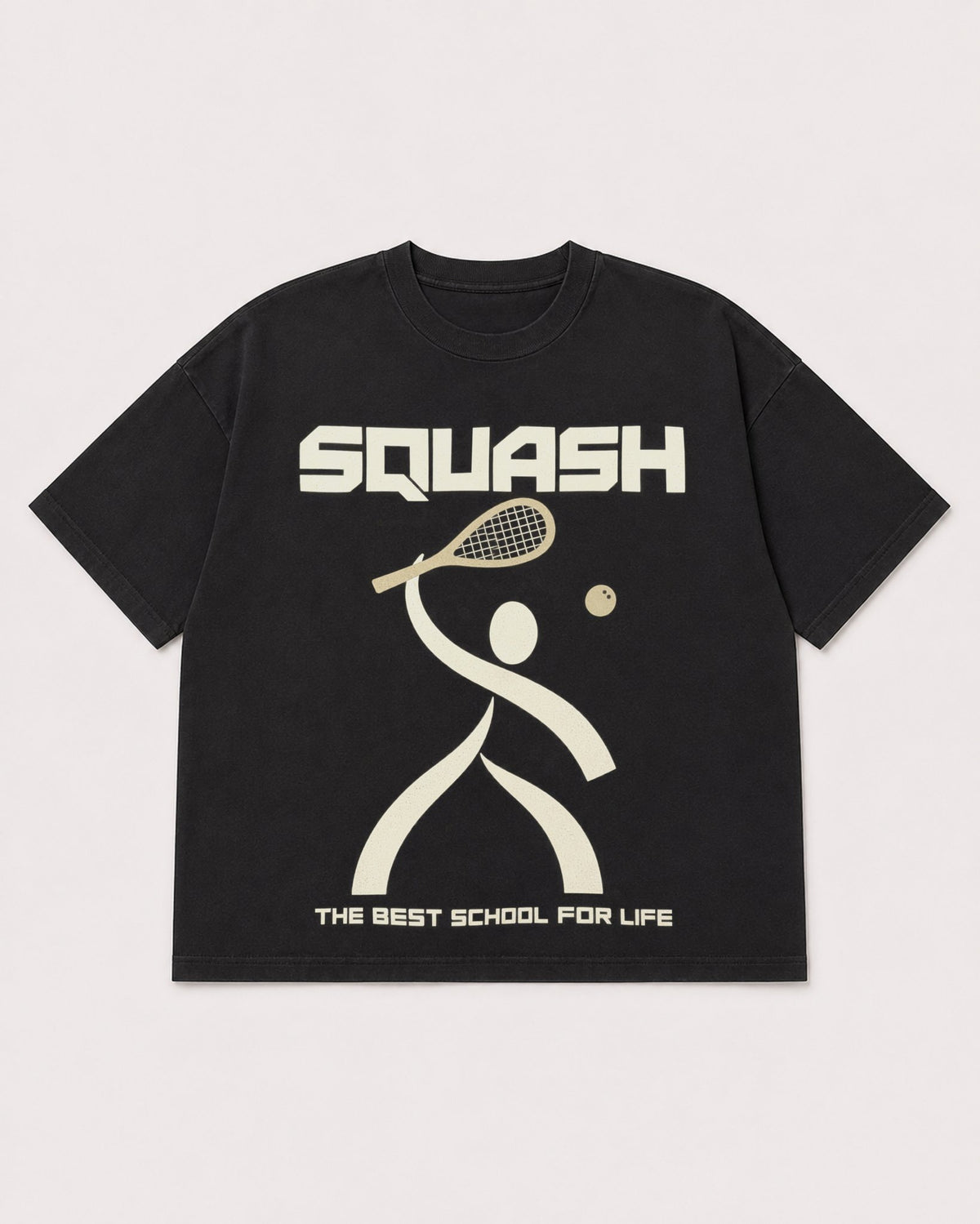 Mockup Boxy Heavyweight Tee Black product