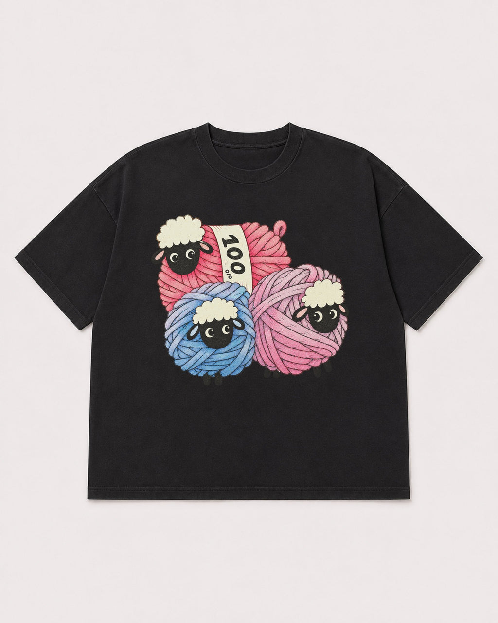 Mockup Boxy Heavyweight Tee Black product