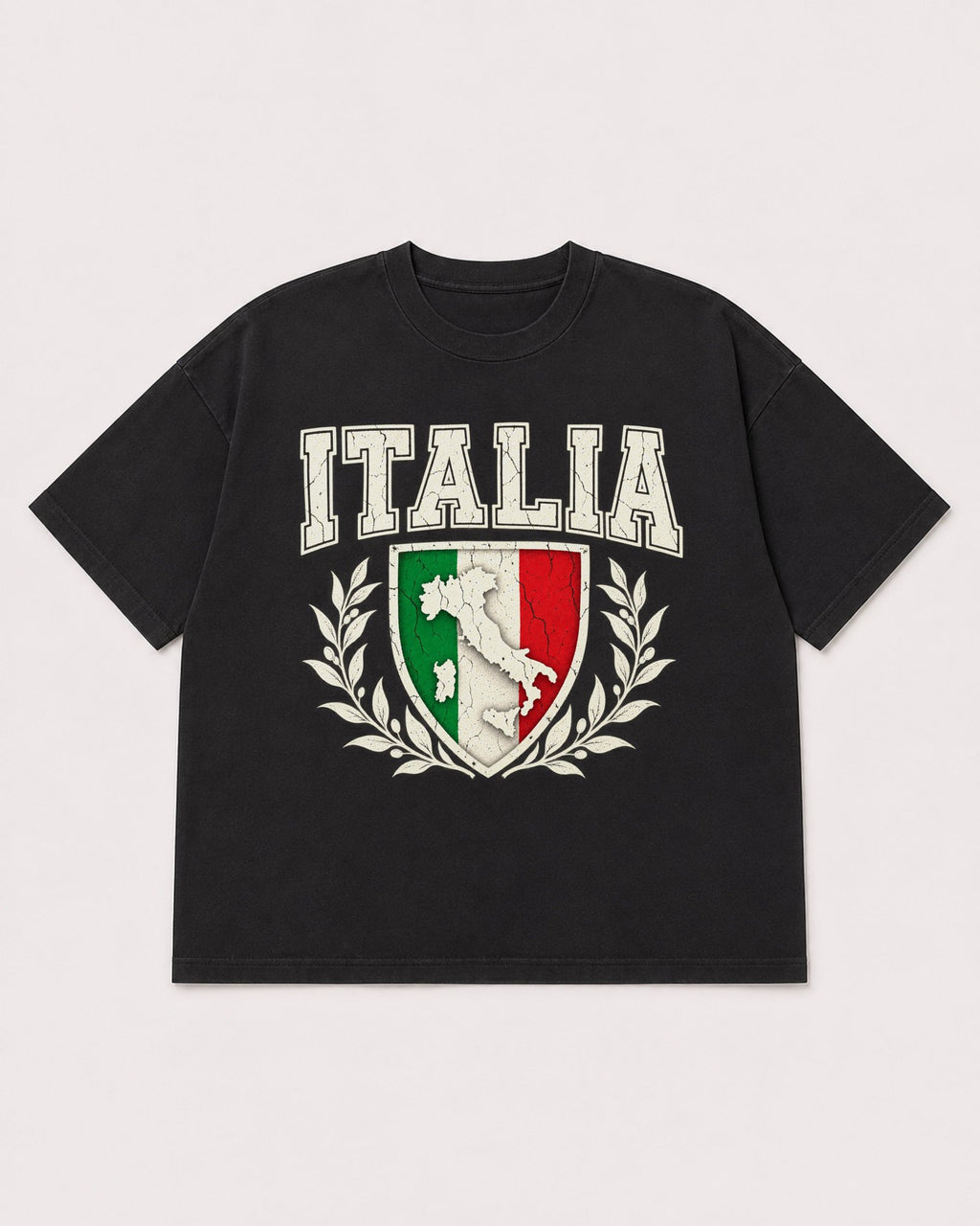 Mockup Boxy Heavyweight Tee Black product
