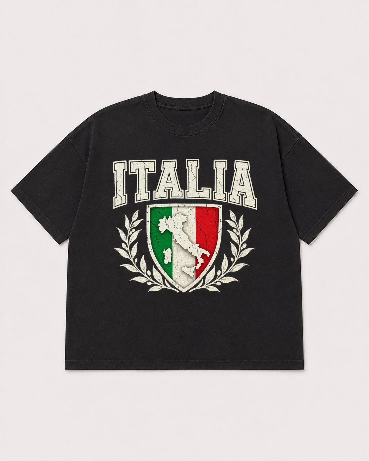 Mockup Boxy Heavyweight Tee Black product