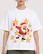 Mockup Boxy Heavyweight Tee White female close-up 12