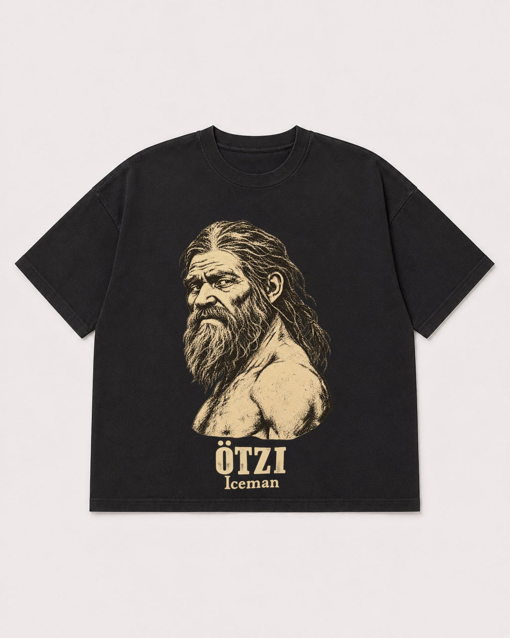 Mockup Boxy Heavyweight Tee Black product