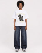 Mockup Boxy Heavyweight Tee White female full-body 14