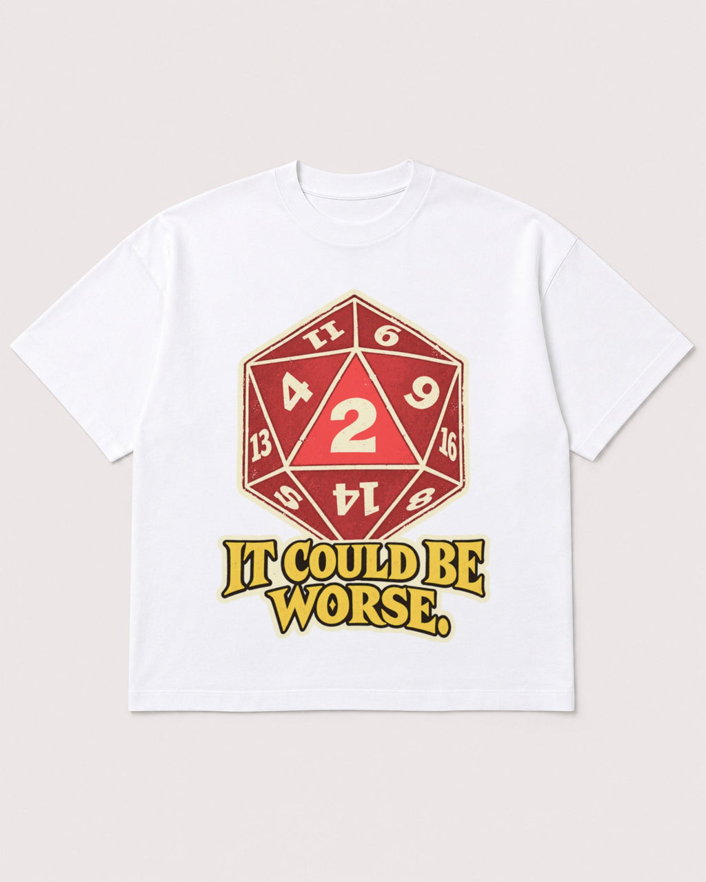 Mockup Boxy Heavyweight Tee White product