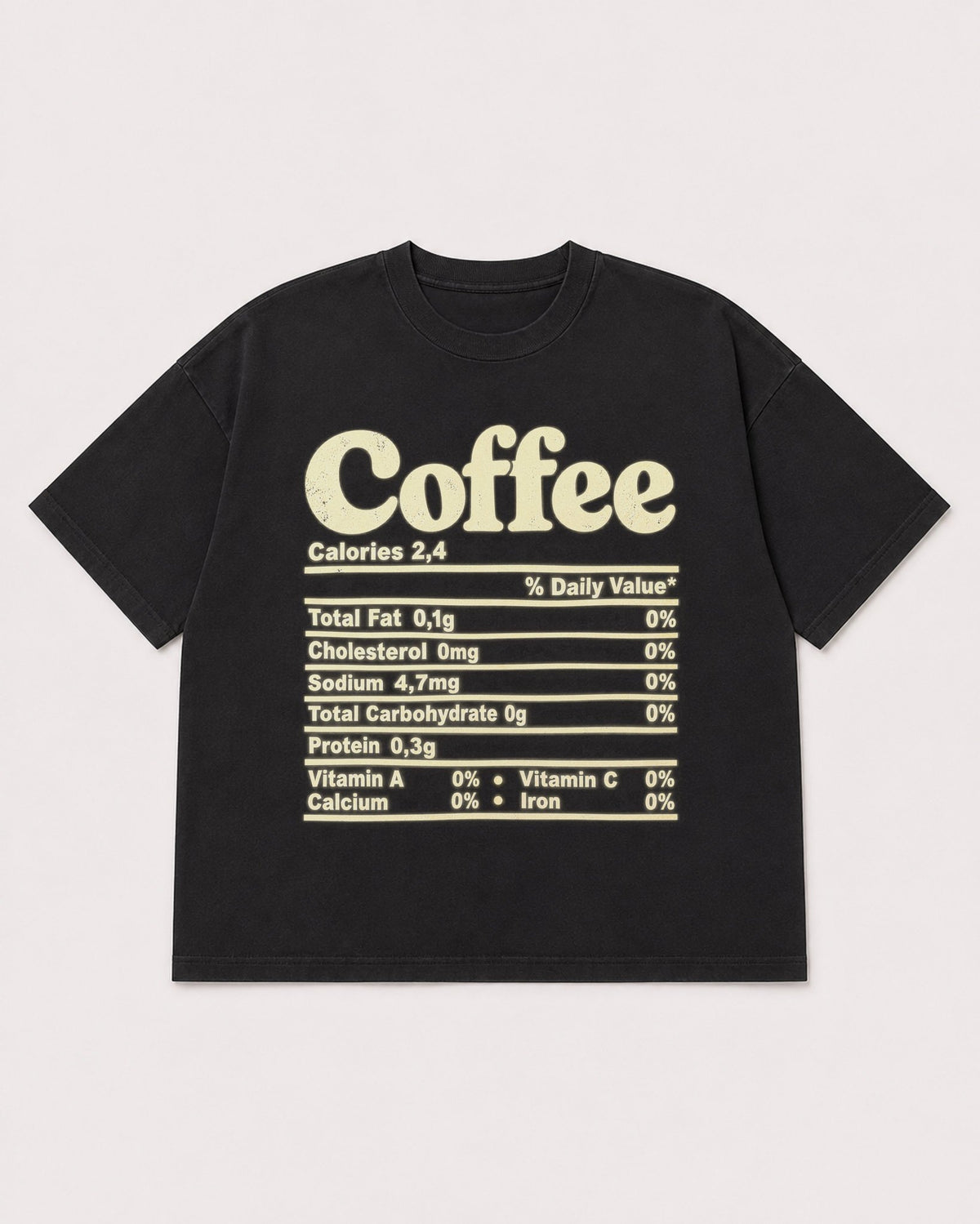 Mockup Boxy Heavyweight Tee Black product