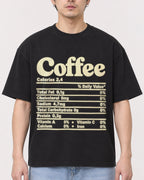 Mockup Boxy Heavyweight Tee Black male close-up 13