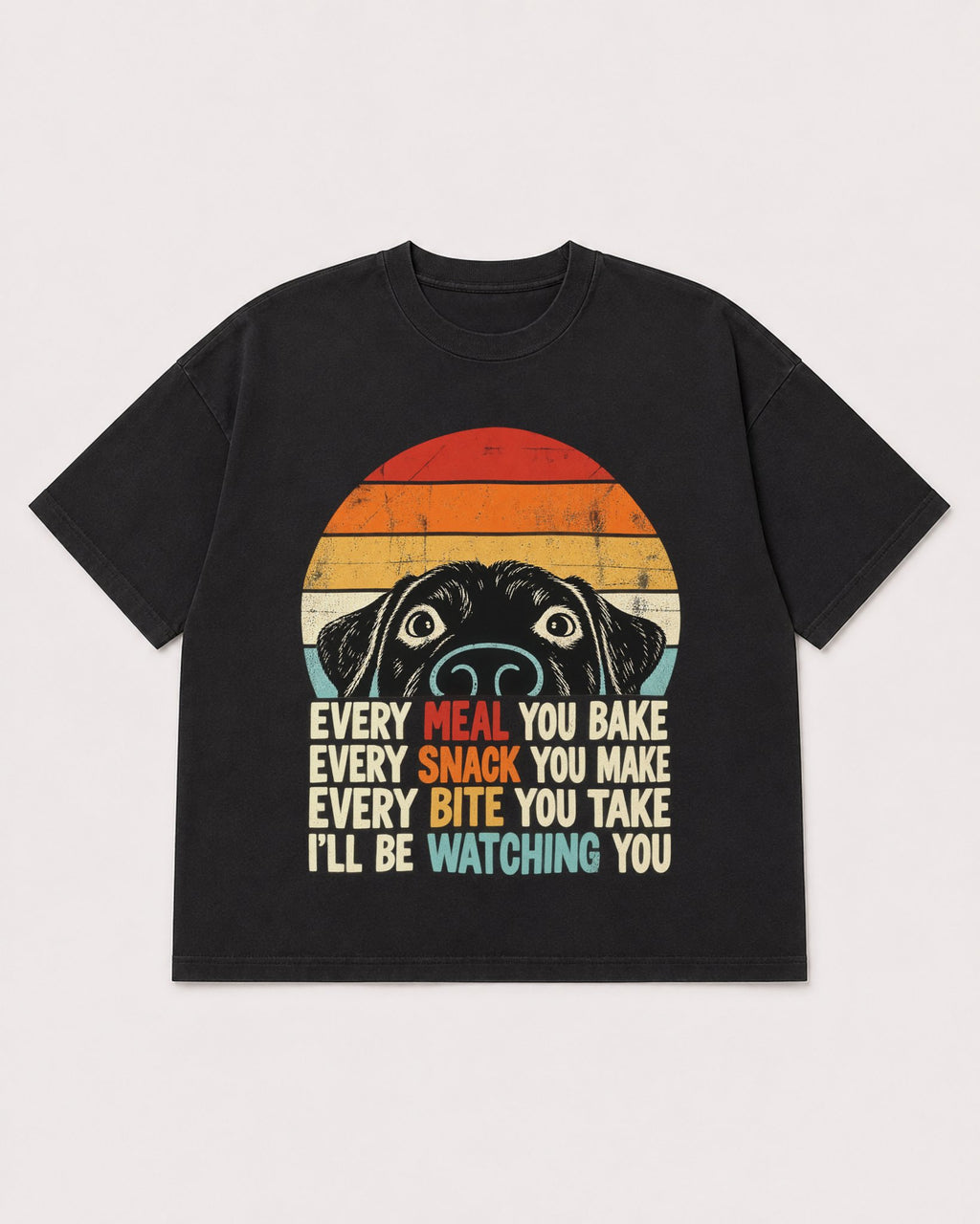 Mockup Boxy Heavyweight Tee Black product