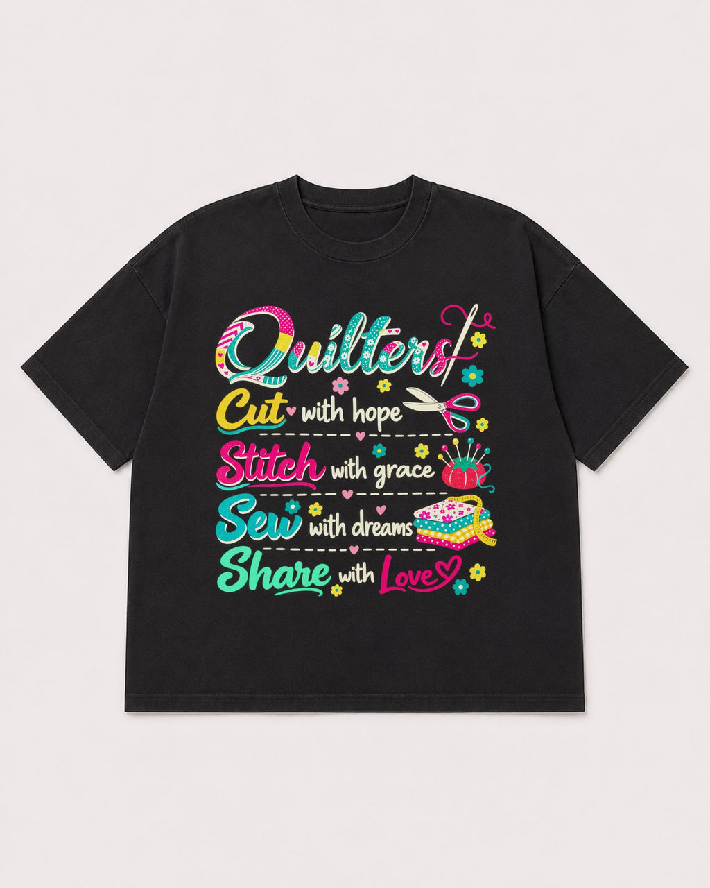 Mockup Boxy Heavyweight Tee Black product