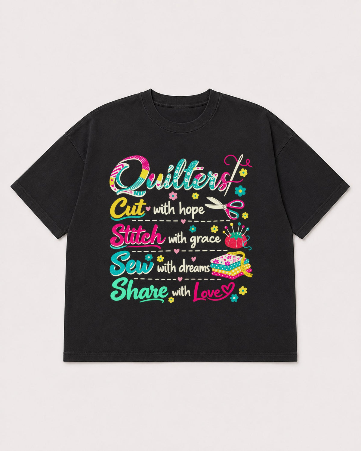 Mockup Boxy Heavyweight Tee Black product