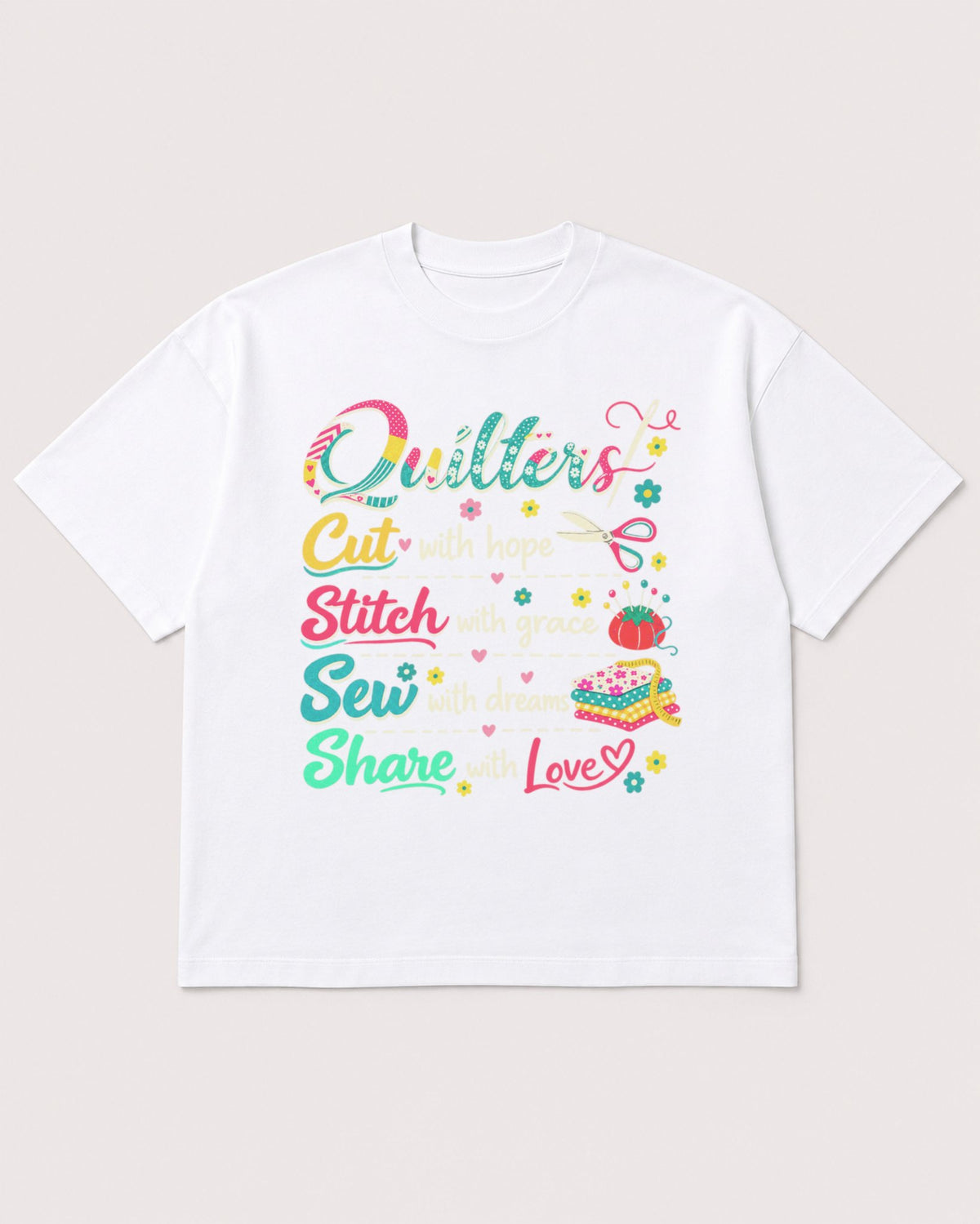 Mockup Boxy Heavyweight Tee White product