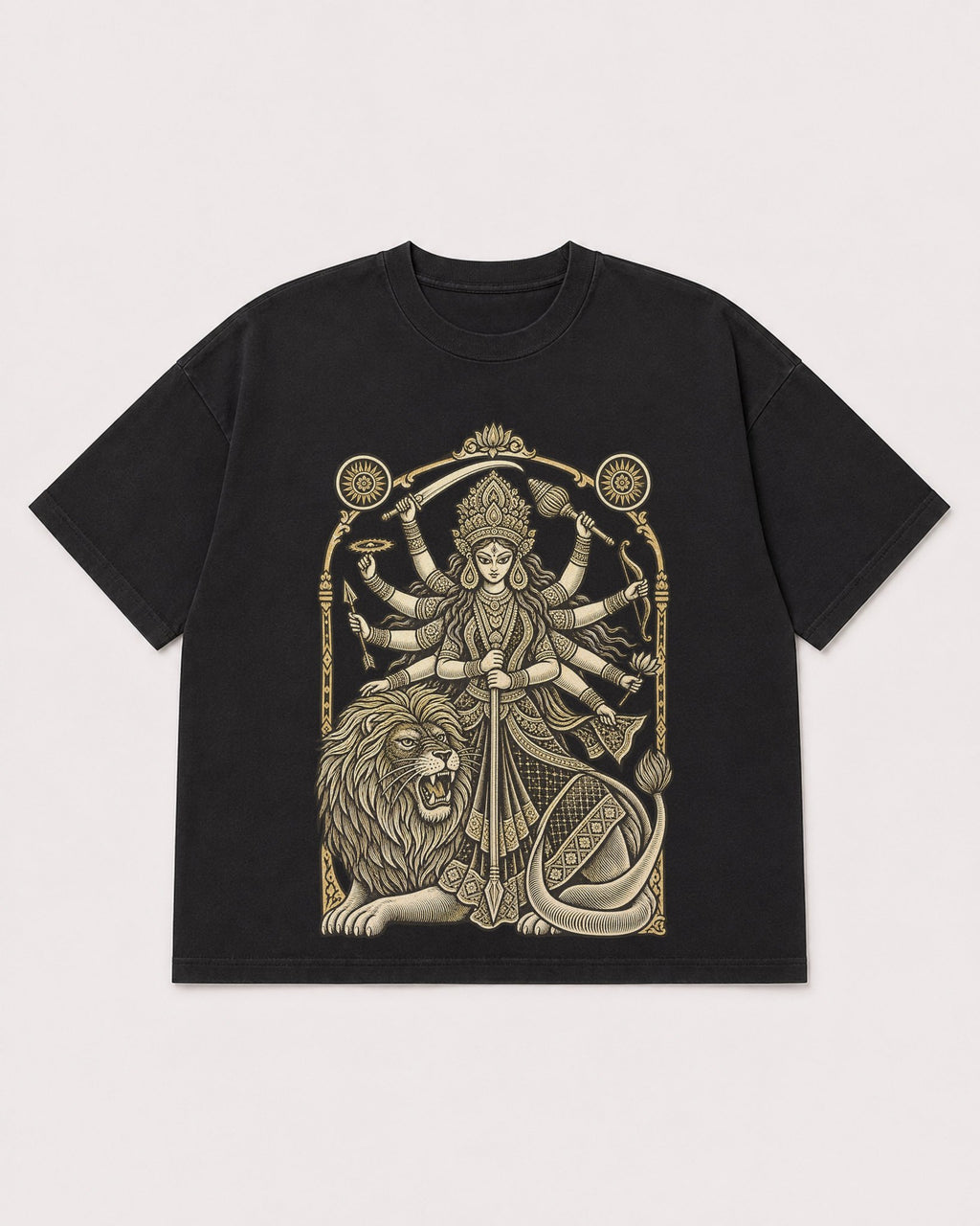 Mockup Boxy Heavyweight Tee Black product