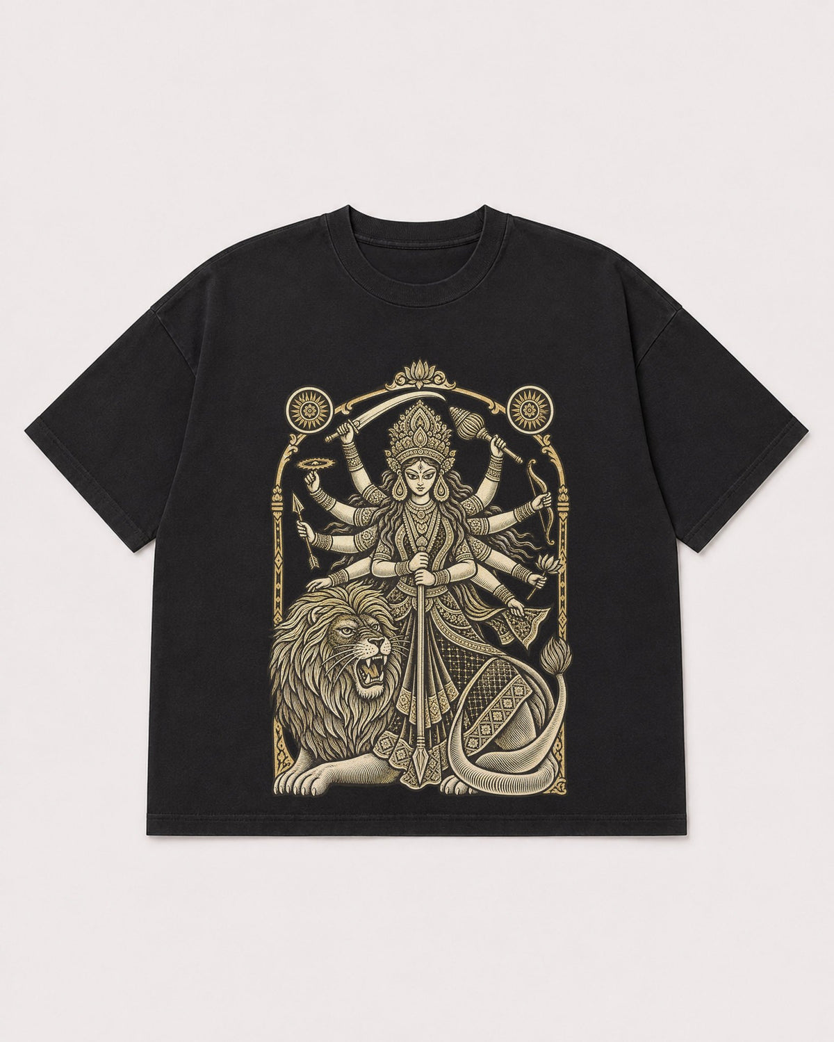 Mockup Boxy Heavyweight Tee Black product