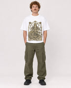 Mockup Boxy Heavyweight Tee White male full-body 09