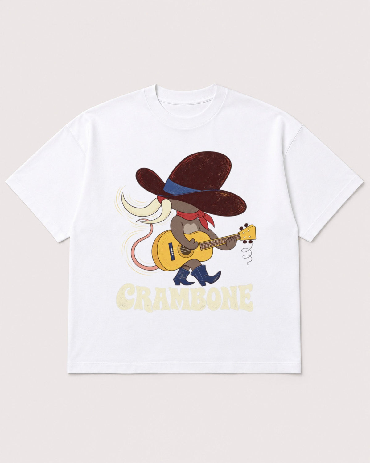 Mockup Boxy Heavyweight Tee White product