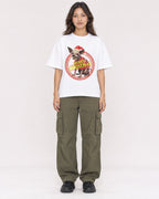 Mockup Boxy Heavyweight Tee White female full-body 02