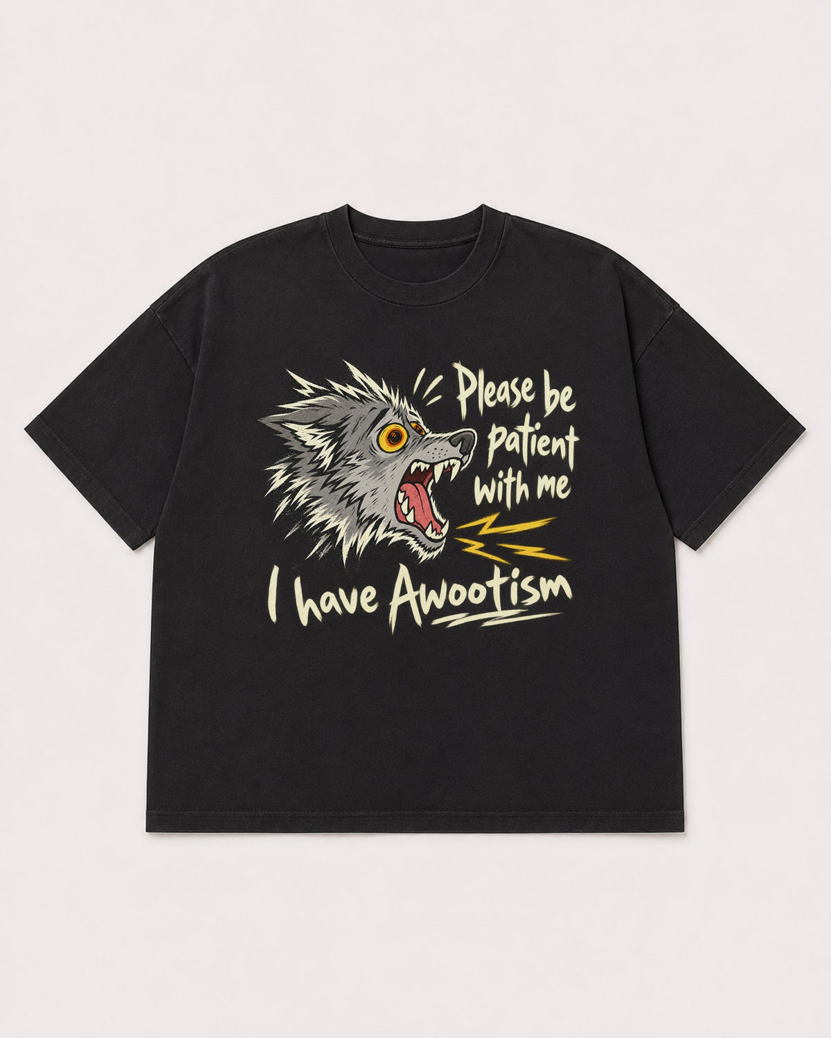 Mockup Boxy Heavyweight Tee Black product