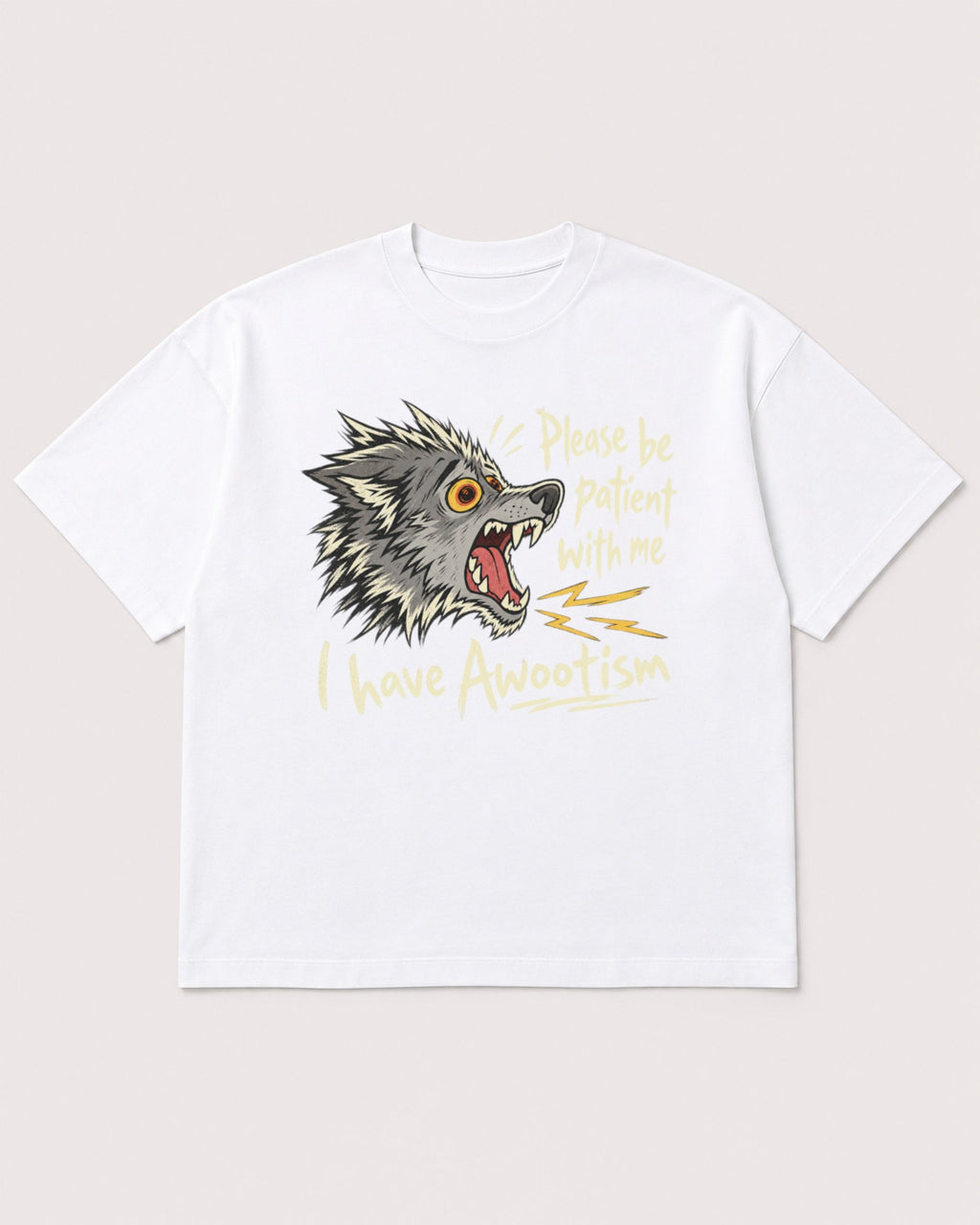 Mockup Boxy Heavyweight Tee White product