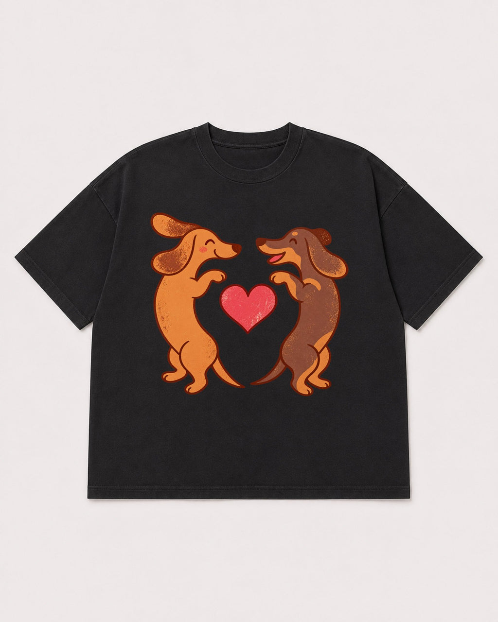 Mockup Boxy Heavyweight Tee Black product