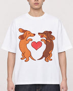 Mockup Boxy Heavyweight Tee White male close-up 01
