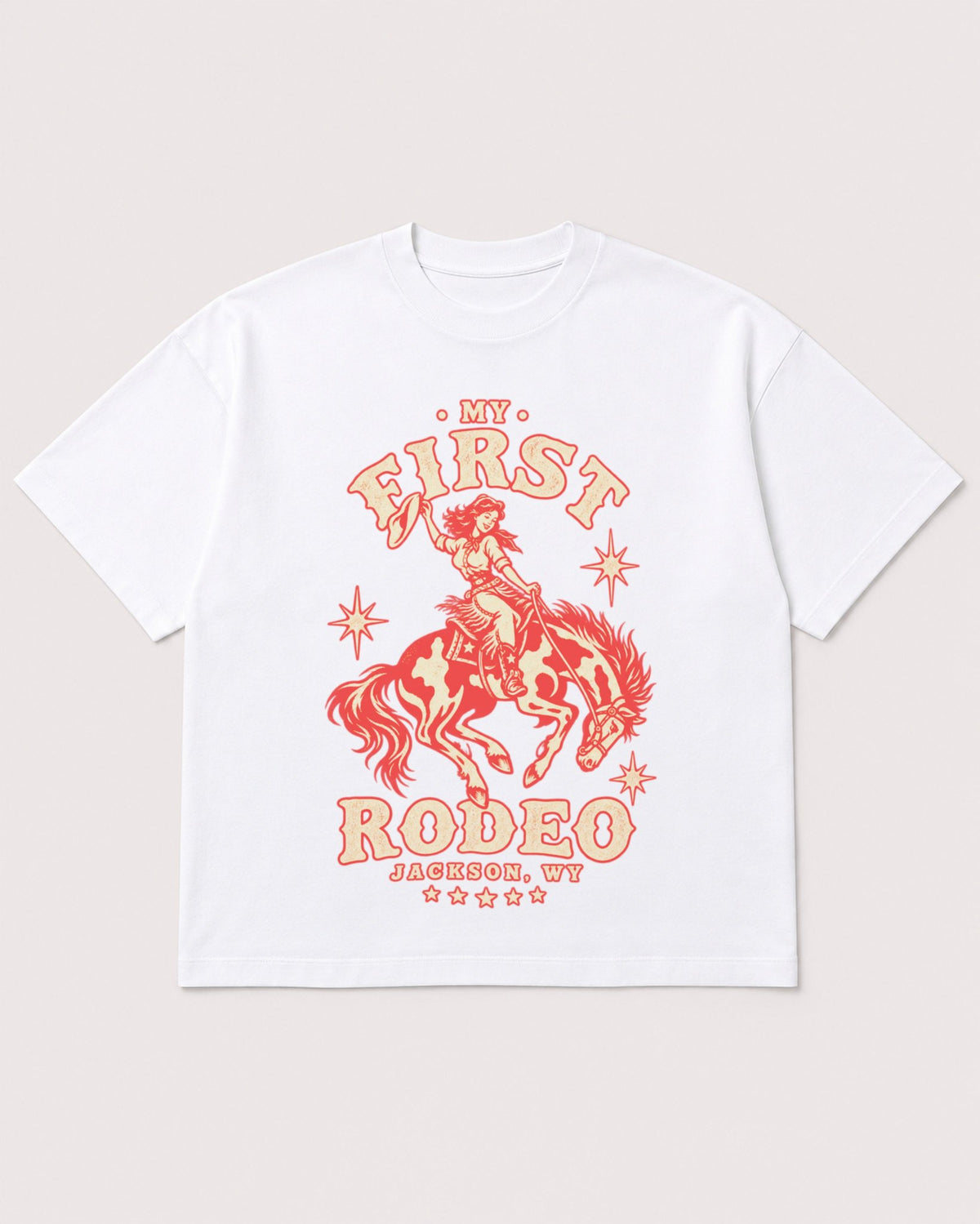 Mockup Boxy Heavyweight Tee White product