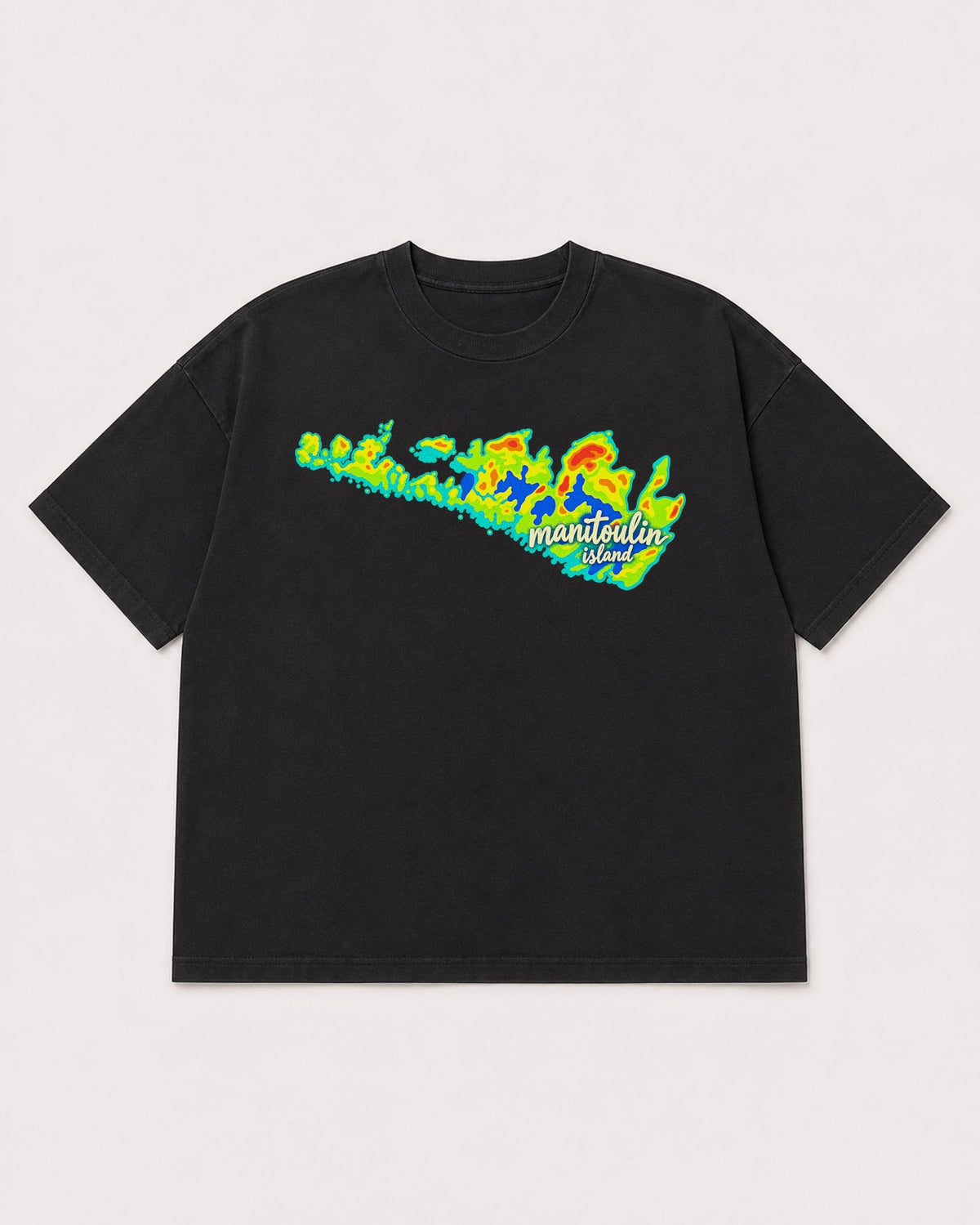 Mockup Boxy Heavyweight Tee Black product