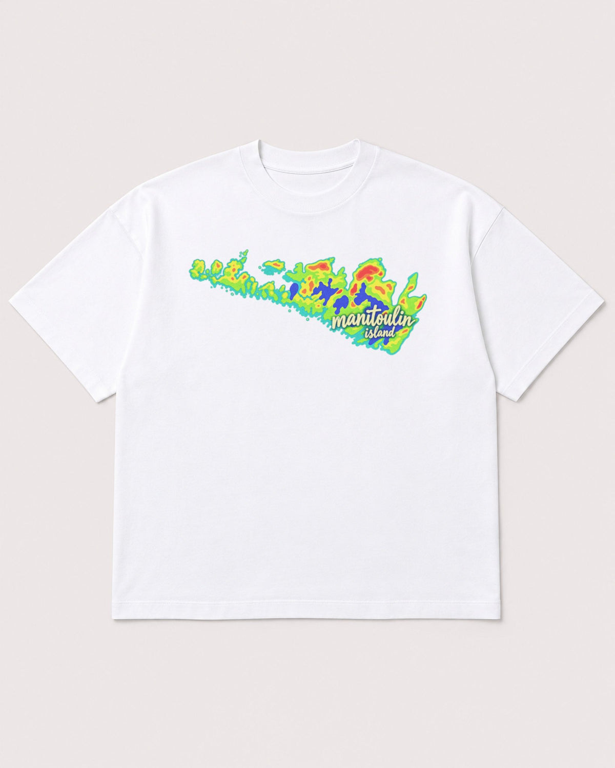 Mockup Boxy Heavyweight Tee White product