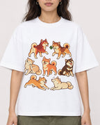 Mockup Boxy Heavyweight Tee White female close-up 02