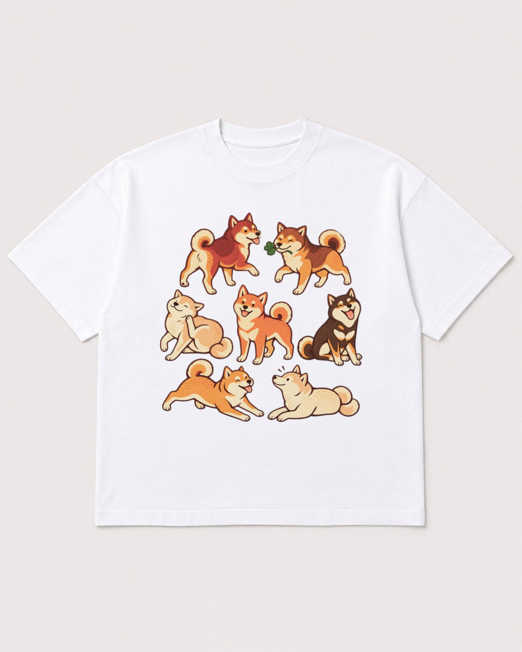 Mockup Boxy Heavyweight Tee White product