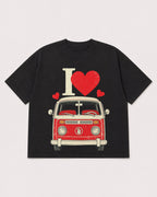 Mockup Boxy Heavyweight Tee Black product