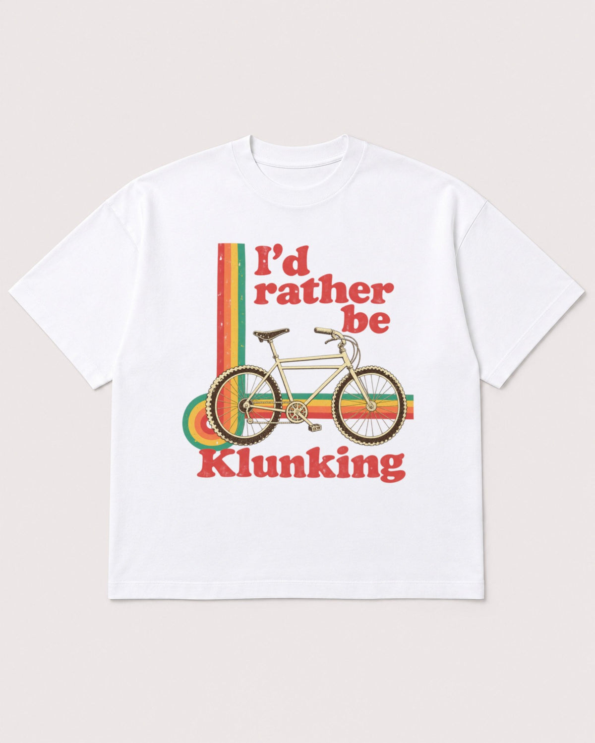 Mockup Boxy Heavyweight Tee White product