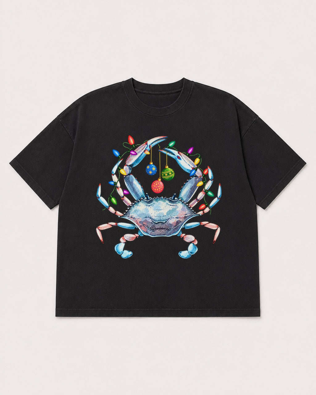 Mockup Boxy Heavyweight Tee Black product