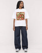 Mockup Boxy Heavyweight Tee White female full-body 04