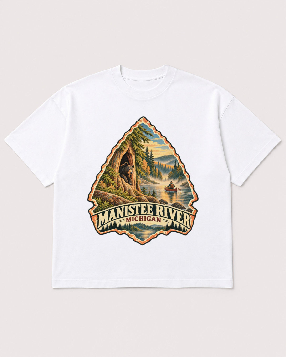 Mockup Boxy Heavyweight Tee White product