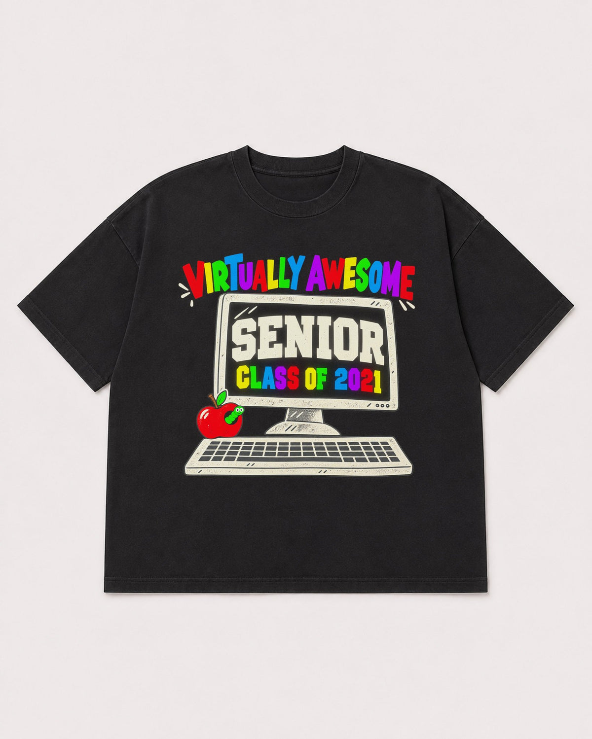 Mockup Boxy Heavyweight Tee Black product