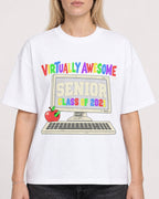 Mockup Boxy Heavyweight Tee White female close-up 08