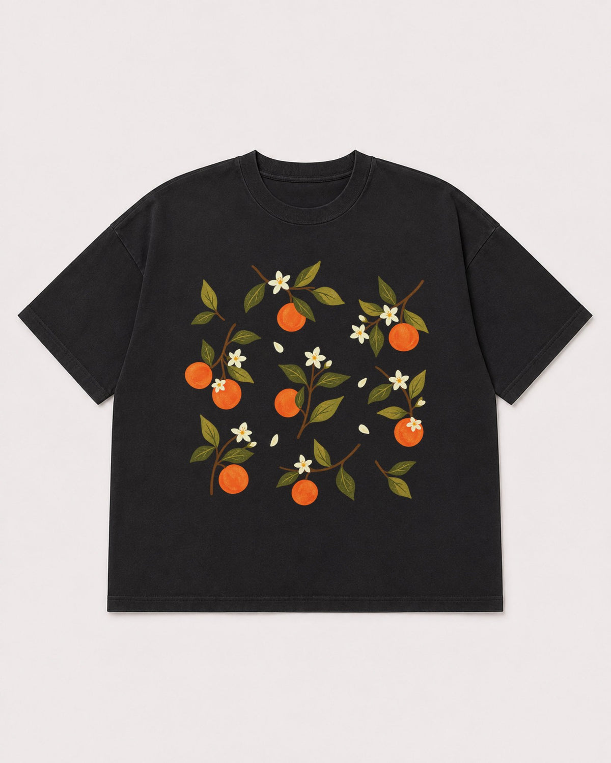 Mockup Boxy Heavyweight Tee Black product