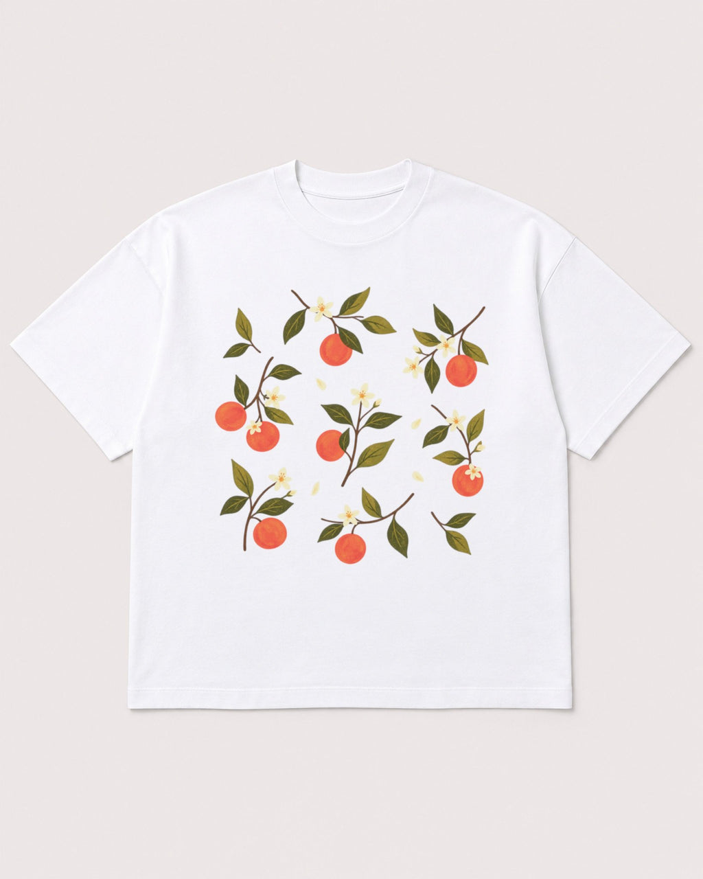 Mockup Boxy Heavyweight Tee White product