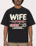 Mockup Boxy Heavyweight Tee Black male close-up 04