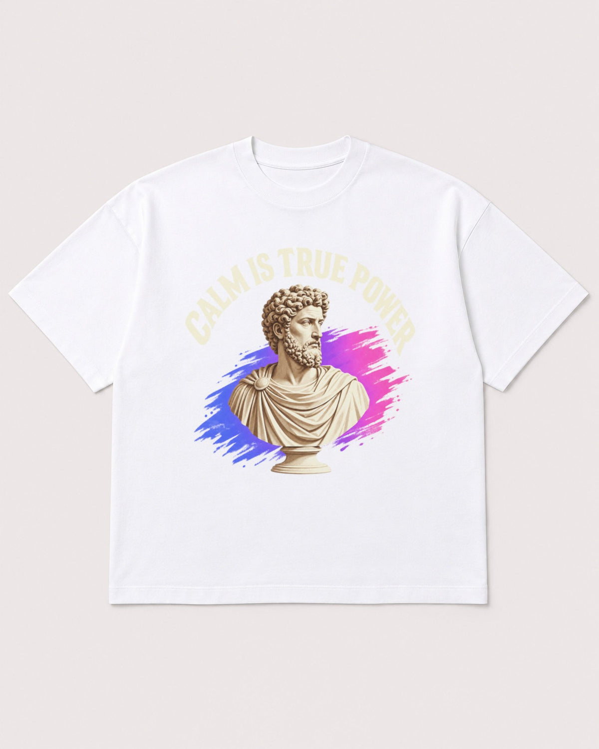 Mockup Boxy Heavyweight Tee White product