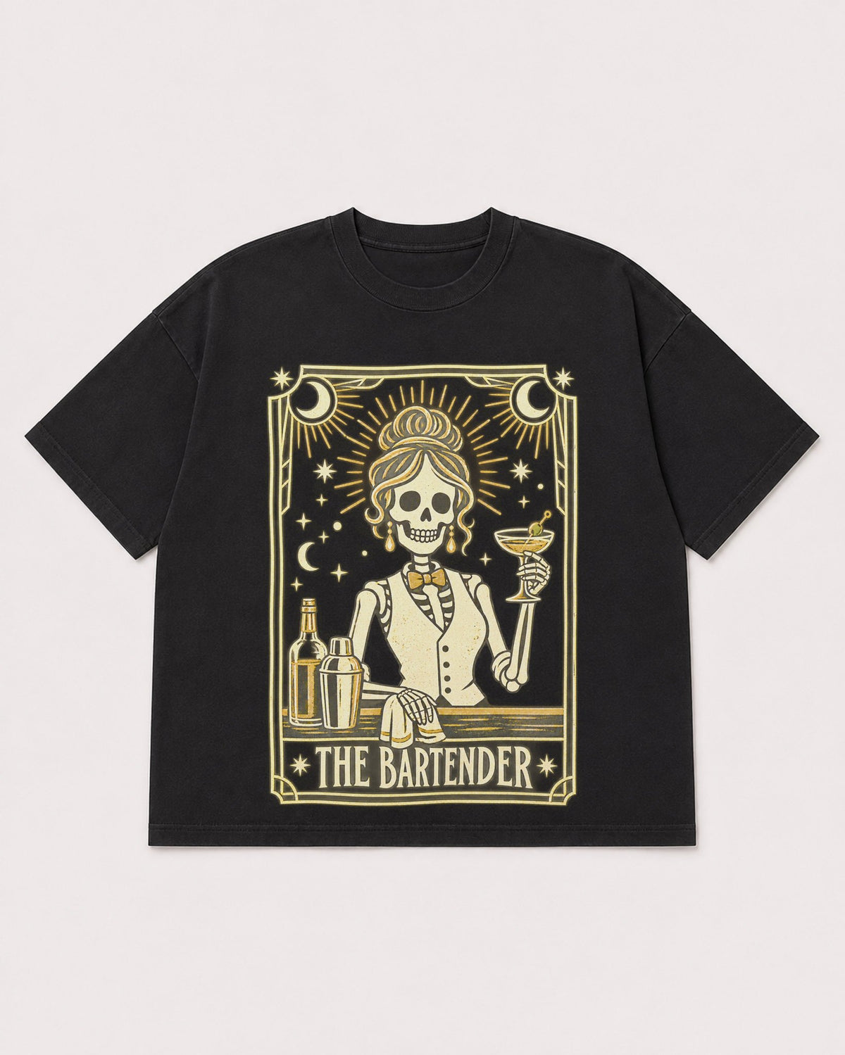 Mockup Boxy Heavyweight Tee Black product