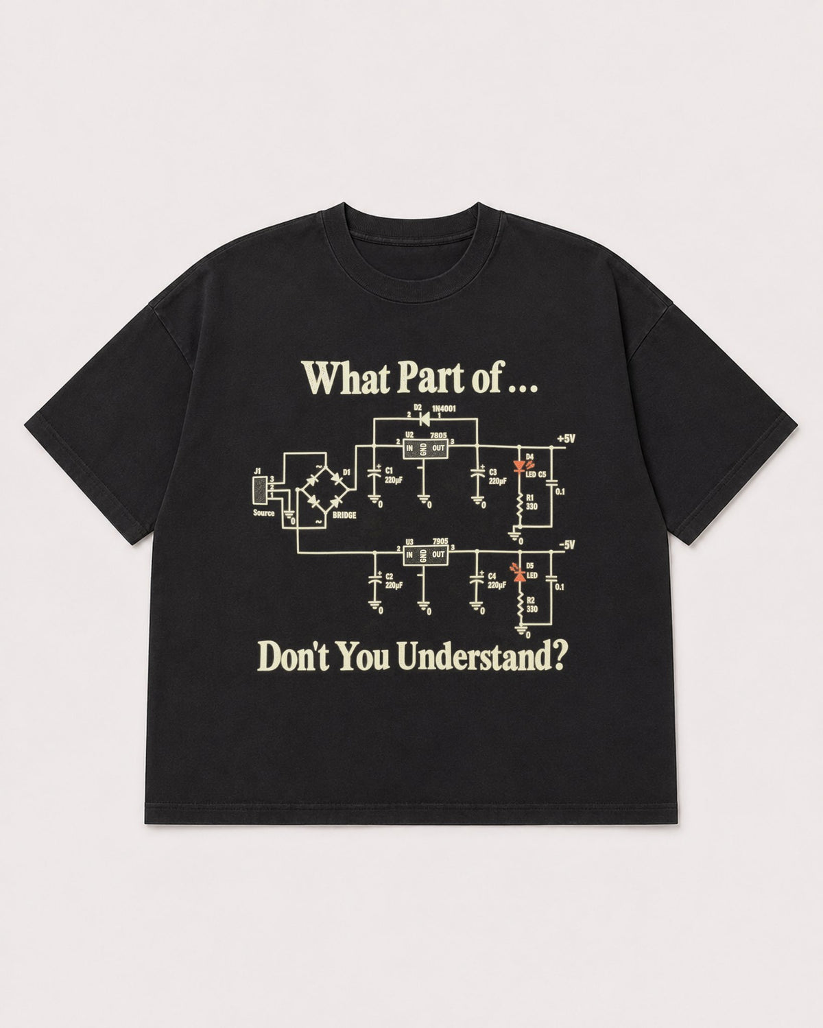 Mockup Boxy Heavyweight Tee Black product