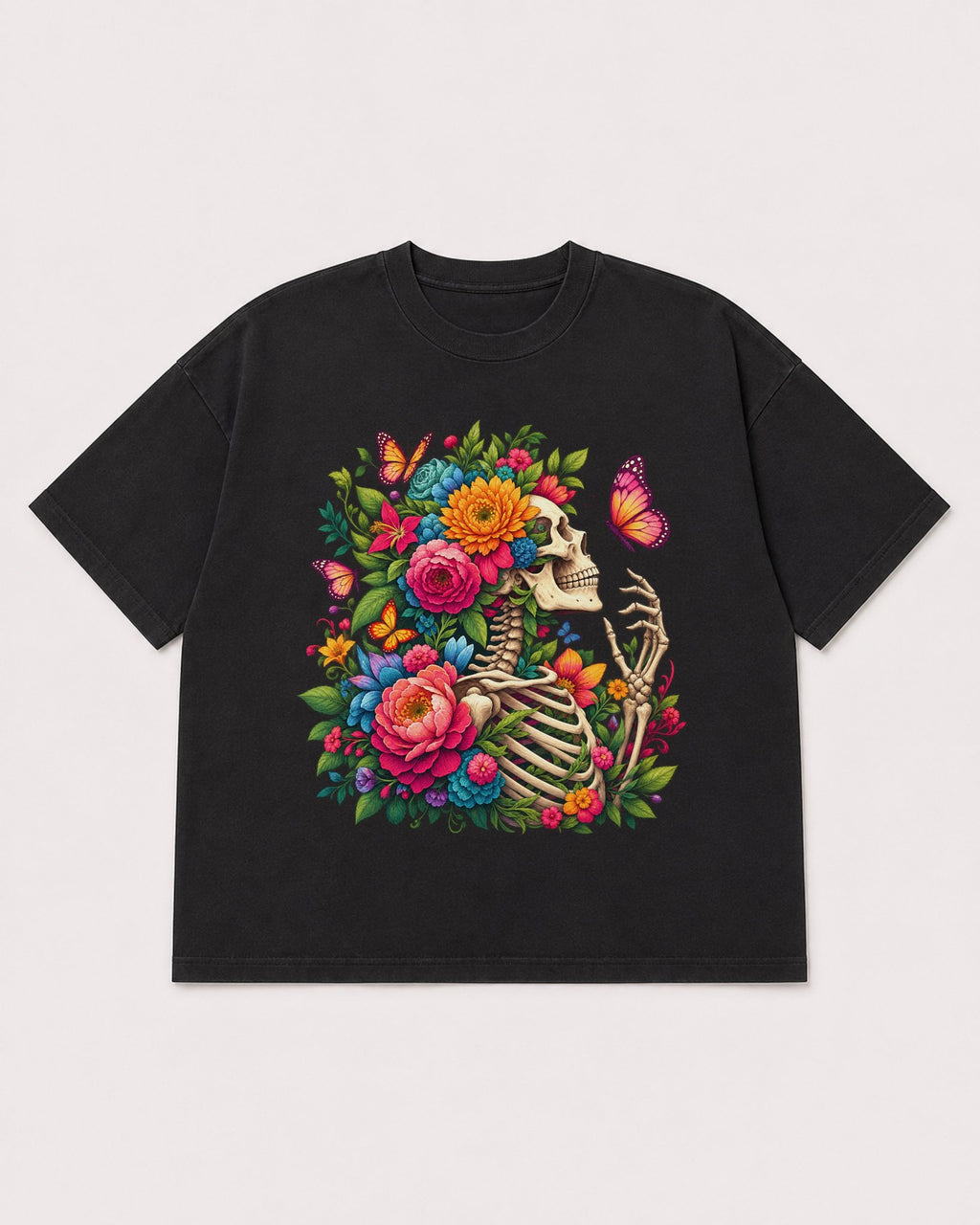Mockup Boxy Heavyweight Tee Black product