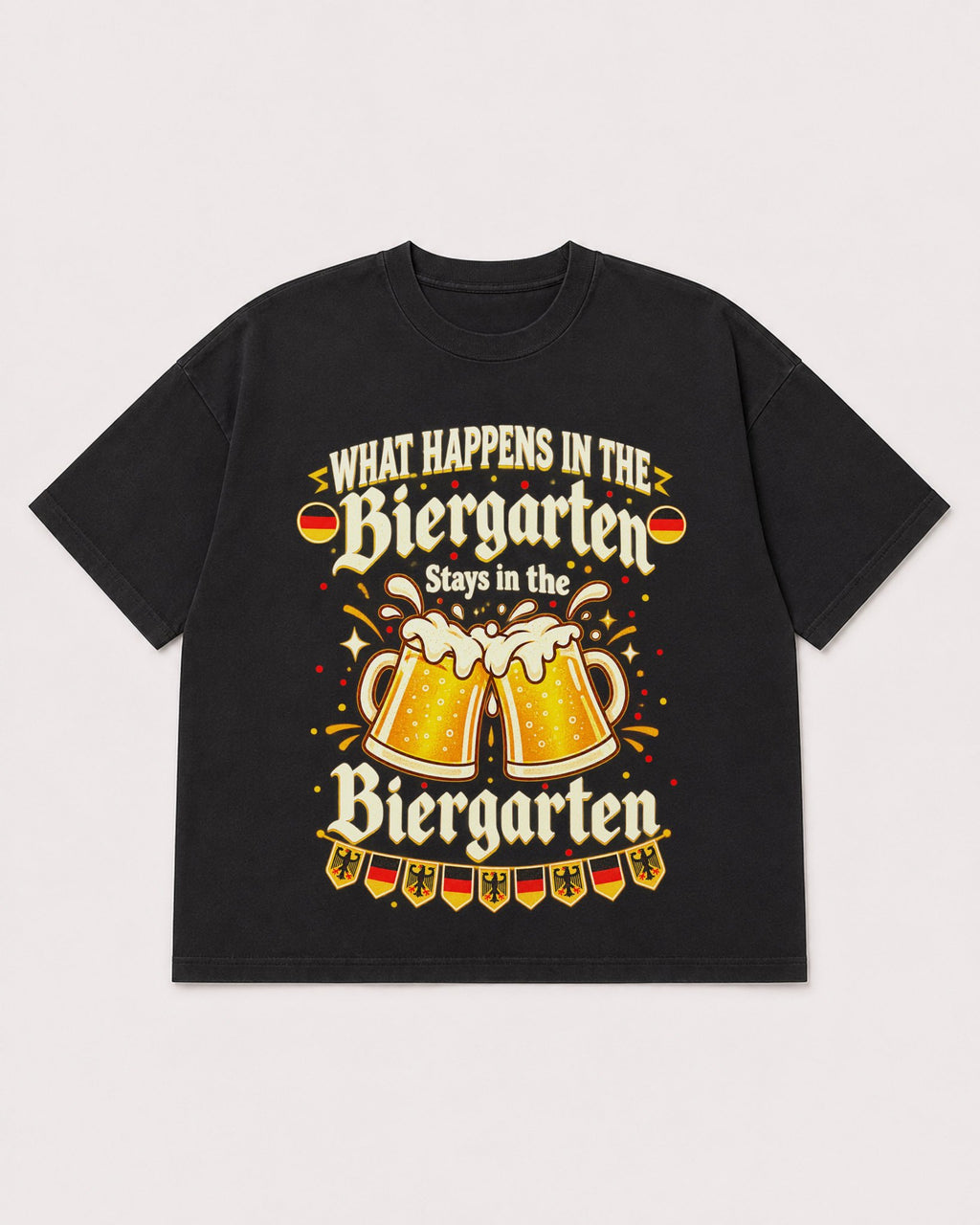 Mockup Boxy Heavyweight Tee Black product